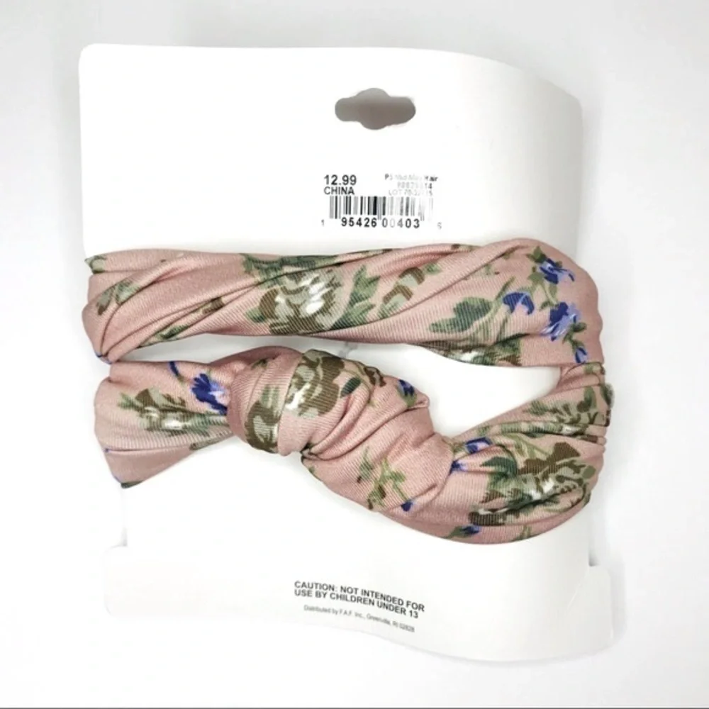 New! 3 Pack Bohemian Bundle Floral Head Wrap Scarf Bandeau Headband Accessory